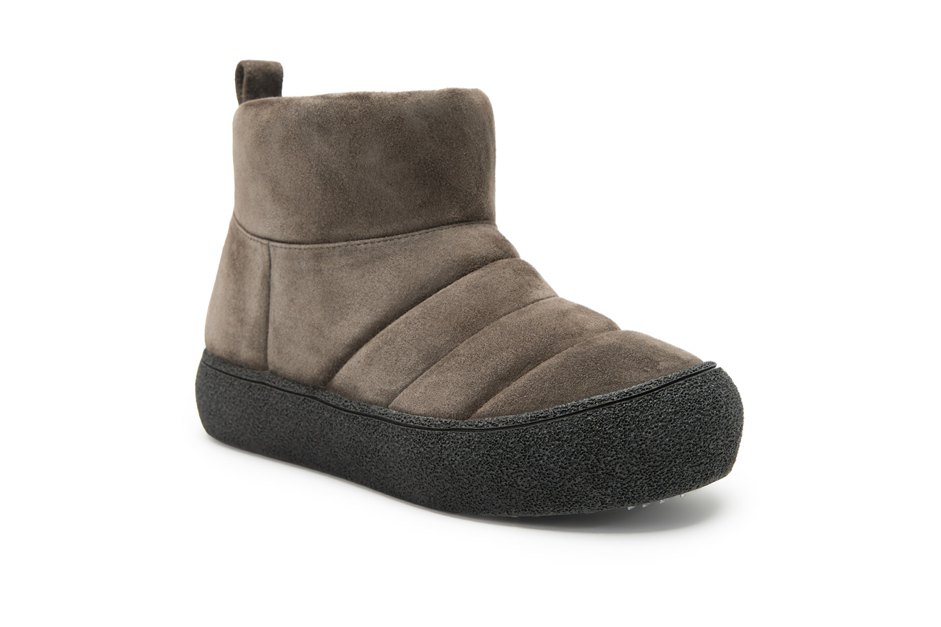 полусапоги 30288AW-1920 темно-серый велюр, фото 5